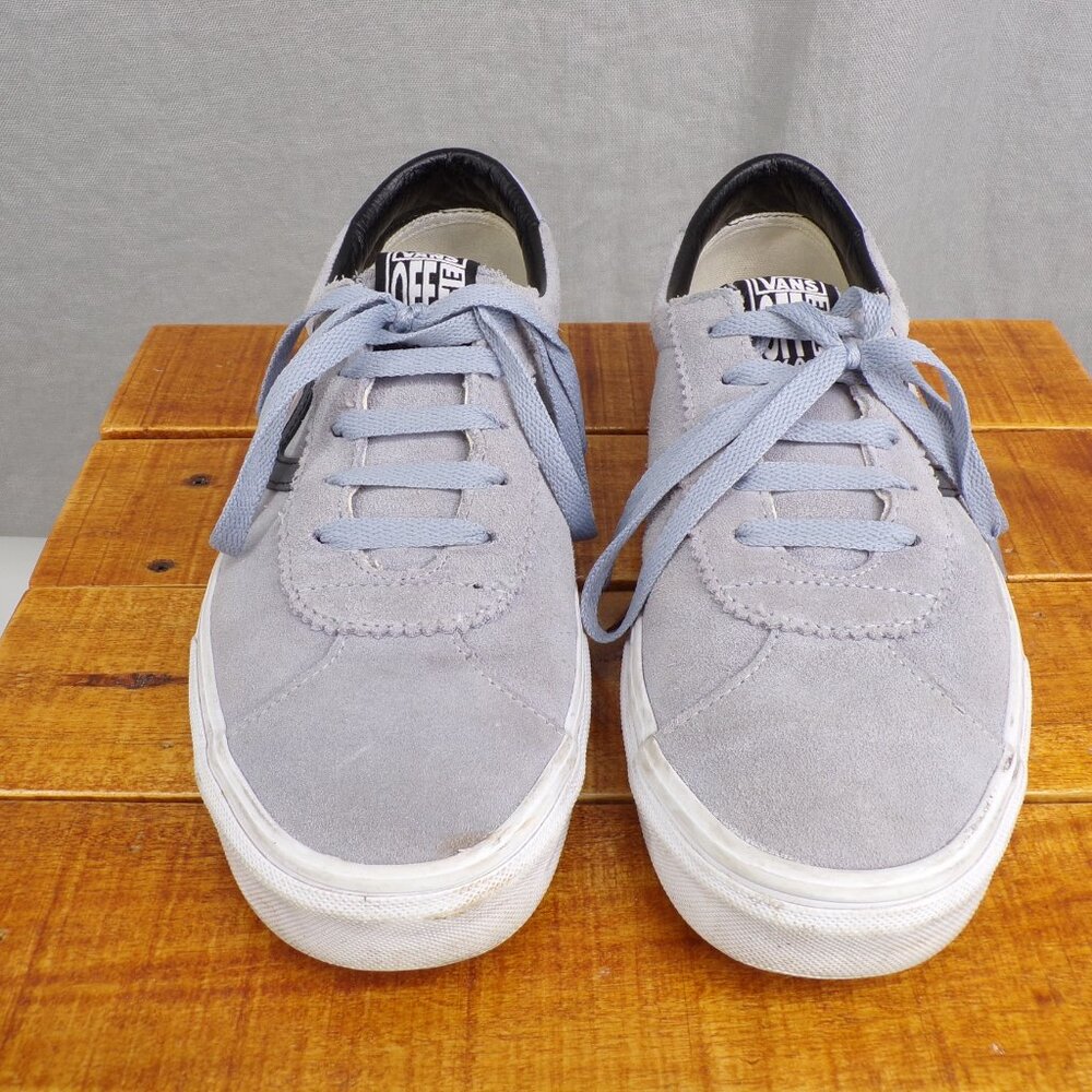 Vans Sport Low Gray Men's Sneaker Skateboard Shoe Suede Size 9.5 Off The Wall - Picture 2 of 9